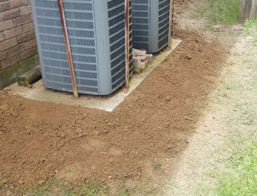 Fill Dirt for Exposed Foundation
